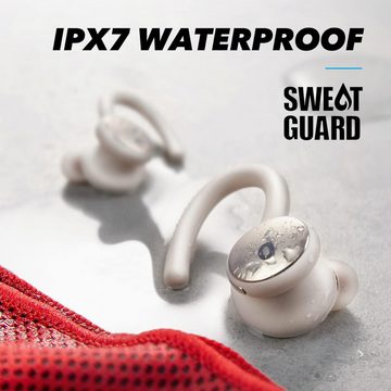 SoundCore IPX7 Wasserschutz, 32 Std. Akku In-Ear-Kopfhörer (Die innovative SweatGuard-Technologie schützt die Ohrhörer vor Feuchtigkeit und verlängert ihre Lebensdauer., Ultimativer Komfort und Leistung Technologie für unbeschwerte Workouts)