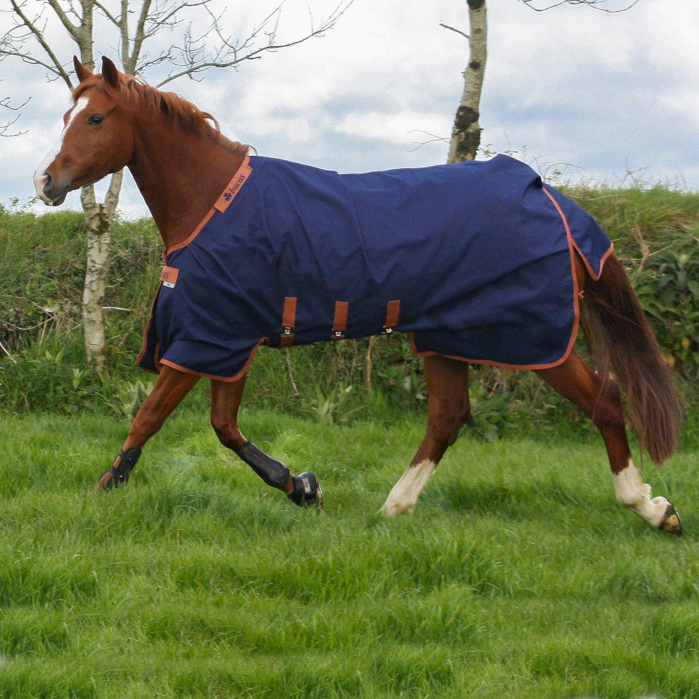 Bucas Pferde-Thermodecke Bucas X-Range Turnout 200g - Navy