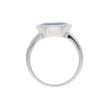 JuwelmaLux Fingerring JuwelmaLux Ring 925/000 Sterling Silber mit synth Zirkonia hellblau JL (kein Set, 1-tlg)