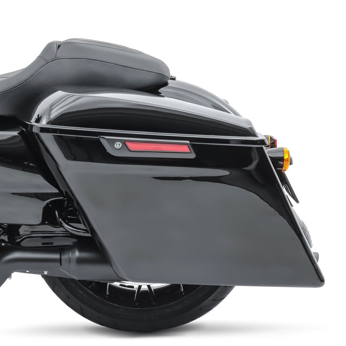 Craftride Koffer Seitenkoffer Stretched für Harley Davidson Touring Modelle 94-13 # Bla