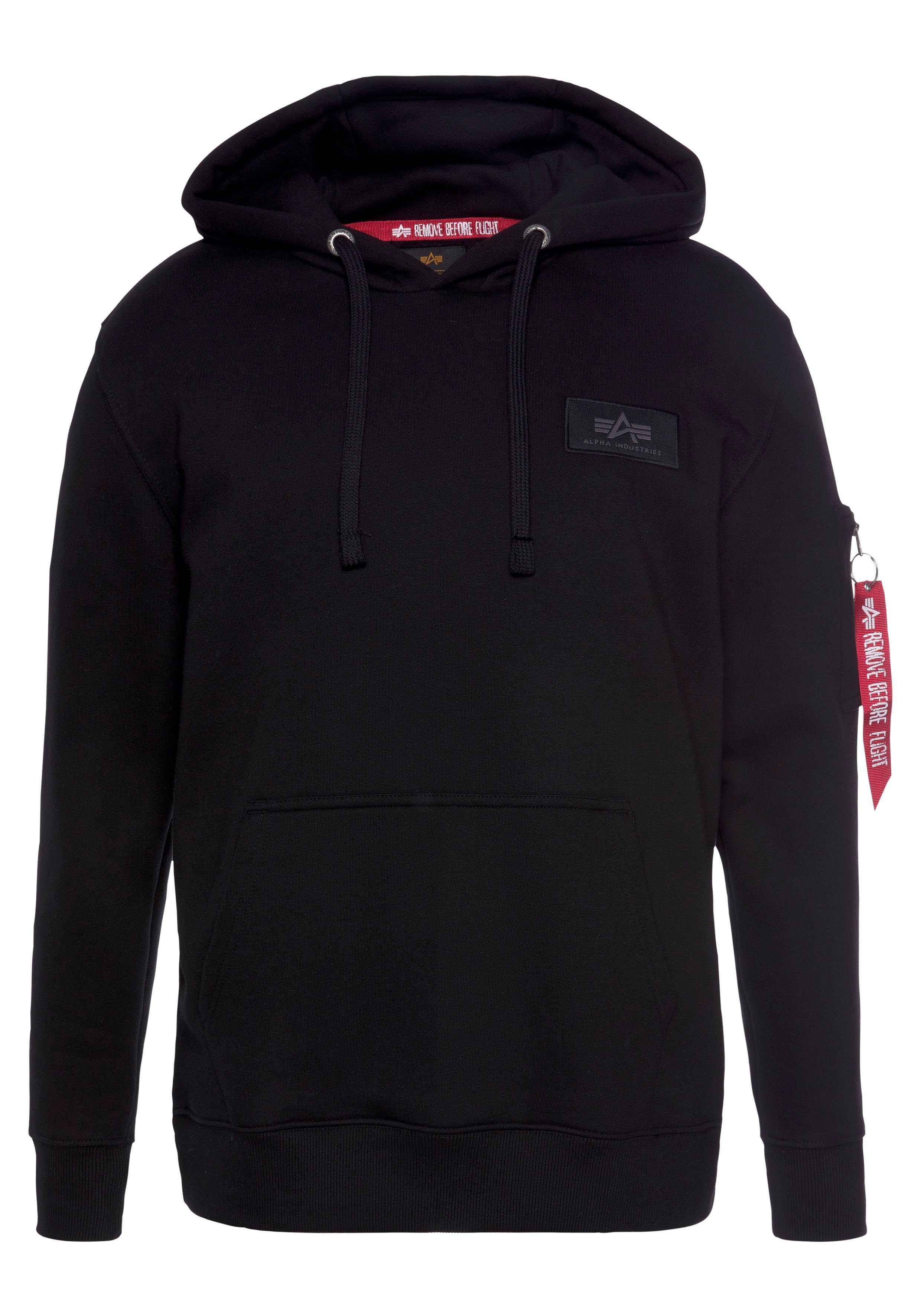 Alpha Industries Kapuzensweatshirt BACK PRINT HOODY Baumwollmischung, regular fit