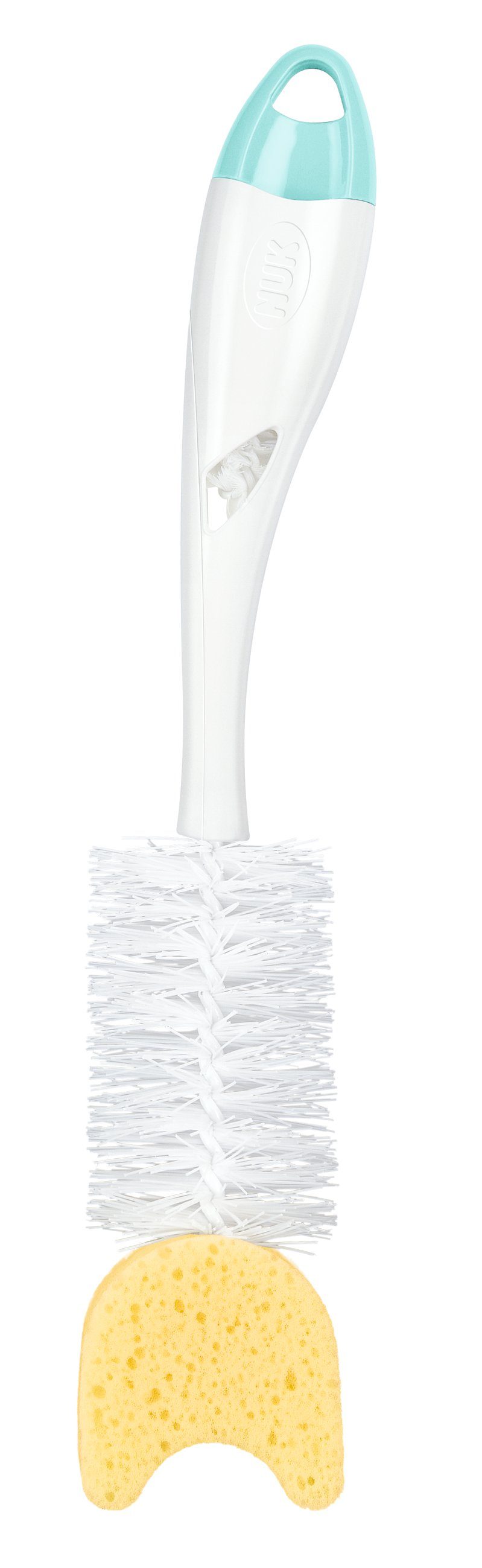 NUK Reinigungsbürste NUK Flaschenbürste Soft 10256504, Mini-Bürste im Griff, 1 Stück