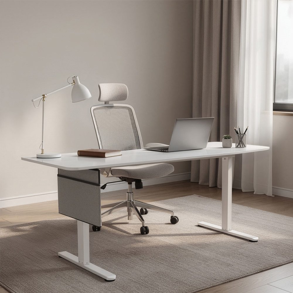 HOME DELUXE Schreibtisch Höhenverstellbarer Schreibtisch ELMO, wahlweise 120 x 60 cm/ 160 x 60, Höhenverstellung von 70 bis 115 cm