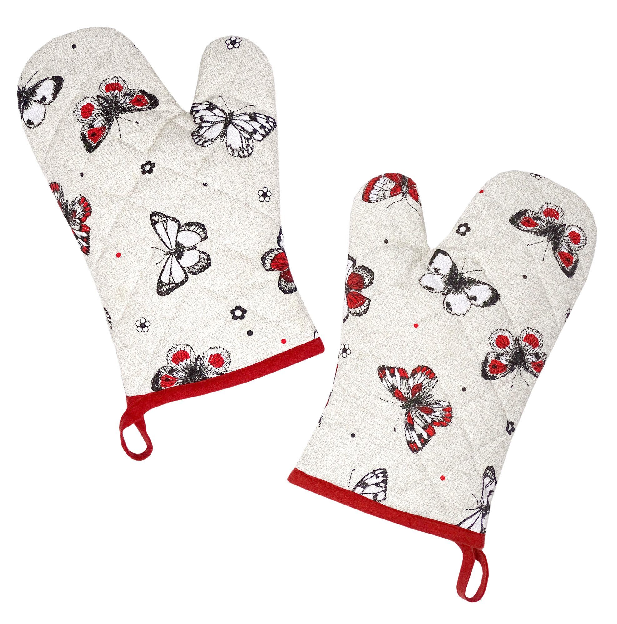 Topfhandschuhe Schmetterling