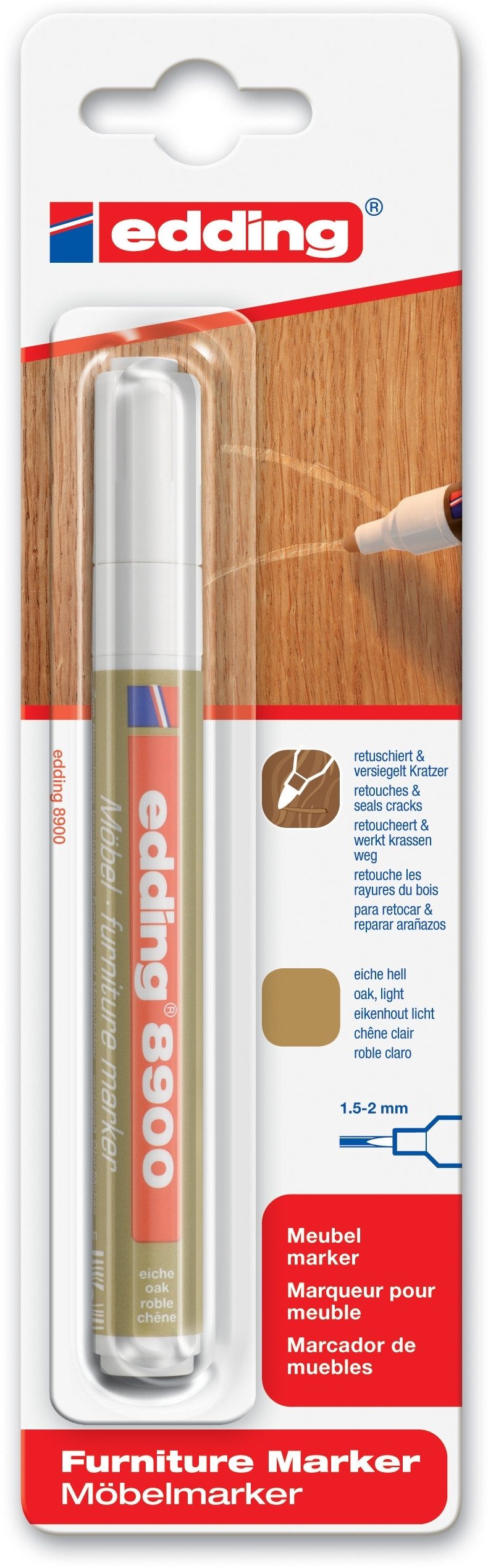 Marker Möbel-Reparaturmarker edding 8900 eiche