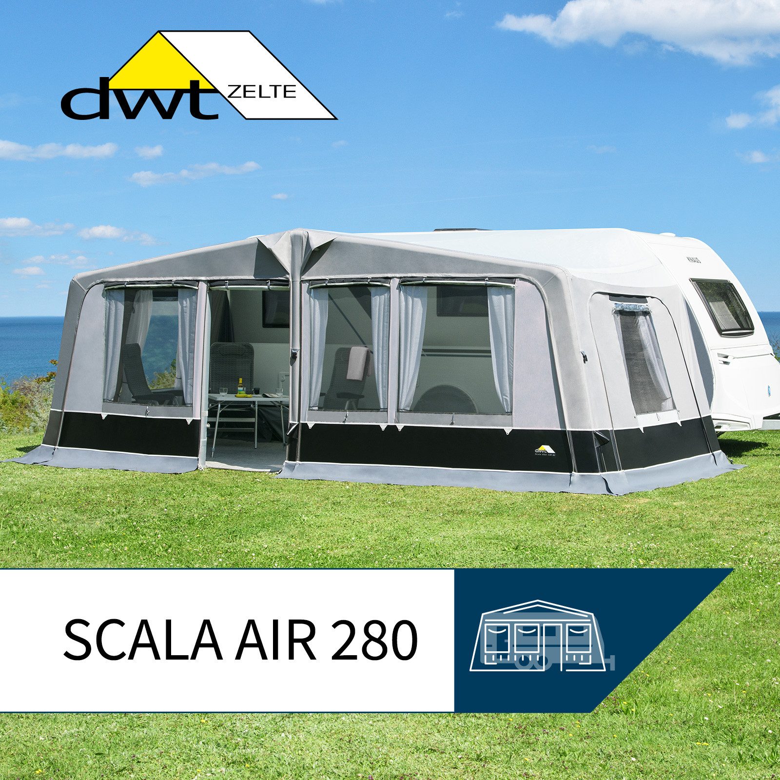 dwt Vorzelt Scala Air 280, Gr. 31 (906-930 cm) günstig online kaufen