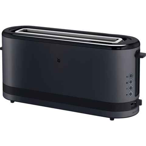 WMF Toaster KÜCHENminis Deep Black, 1 langer Schlitz, 980 W