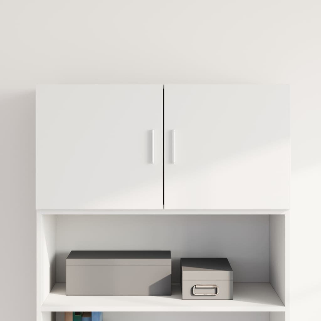 vidaXL Hängeschrank Wandschrank Weiß 80x42,5x40 cm Holzwerkstoff (1-St)