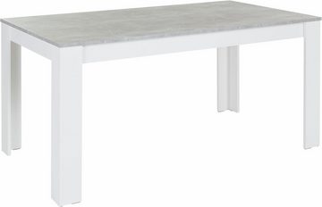 Homexperts Essgruppe Zabona, (Set, 5-tlg), 4 Stühle und 1 Tisch