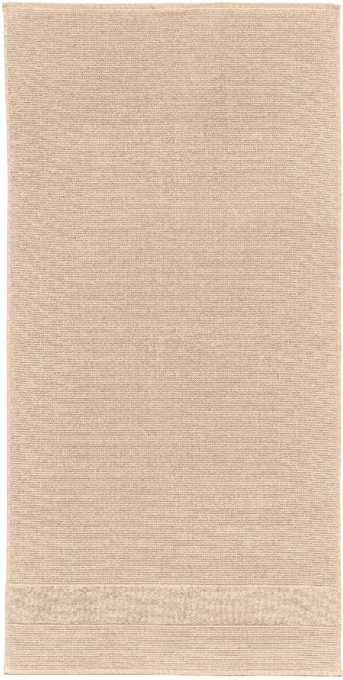 Schiesser Duschtücher Turin aus 100% Baumwolle in dezenter Reiskornoptik, Frottier (Set, 2-St), MADE IN GREEN by OEKO-TEX®