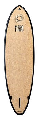 Runga-Boards SUP-Board TIIWAI WOOD burl Hard Board Stand Up Paddling SUP, Allrounder, (Set 9.0, Inkl. coiled leash & 3-tlg. Fiberglas Finnen-Set)