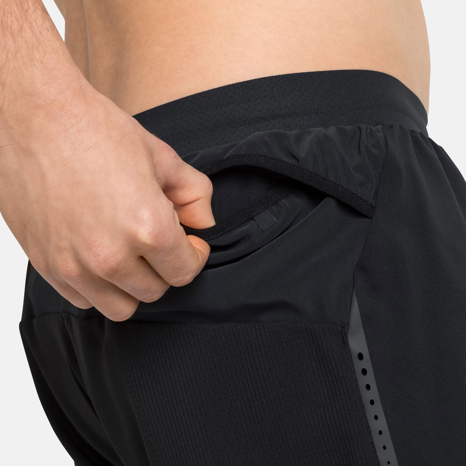 Odlo 2-in-1-Shorts X-Alp Trail 6 inch 2-in-1 Shorts Men 322552-15000 Tight + Short