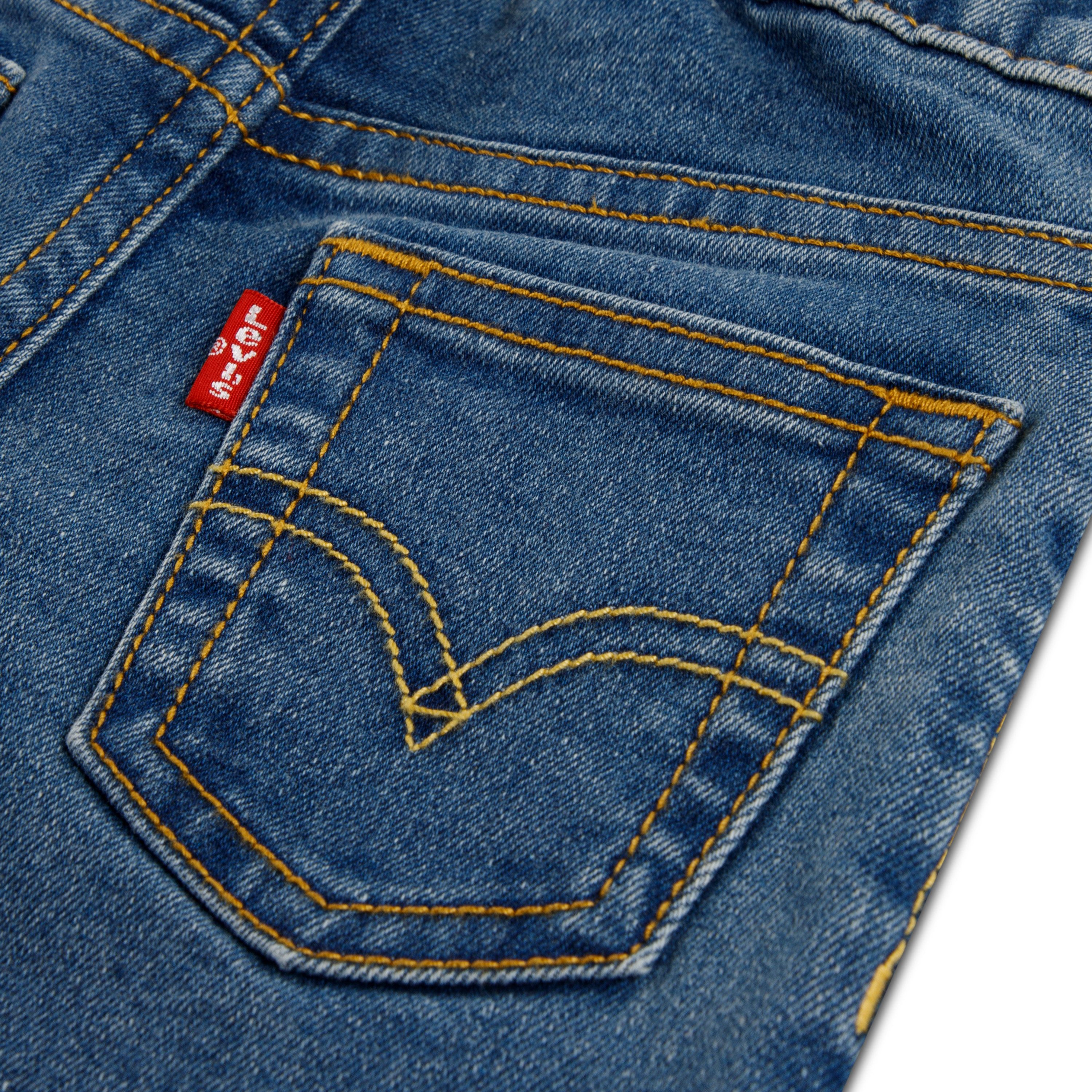 Levi's® Kids Shirt & Hose LVB CORE TEE & DENIM PANT SET (Set, 2-tlg., T-Shirt & Jeans) T-Shirt mit Logoprint