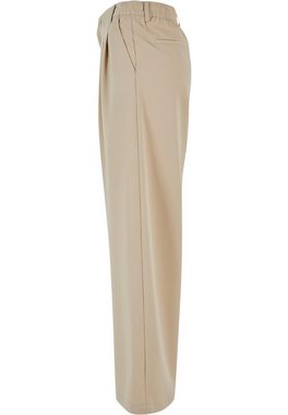 URBAN CLASSICS Stoffhose Urban Classics Damen Ladies Ultra Wide Pleat-Front Pants (1-tlg)