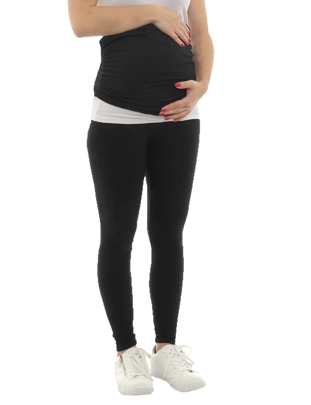 F&K-Mode Bandage Bauchband Fleece Thermo Bauchbinde Umstands-Mode, mit Fleece