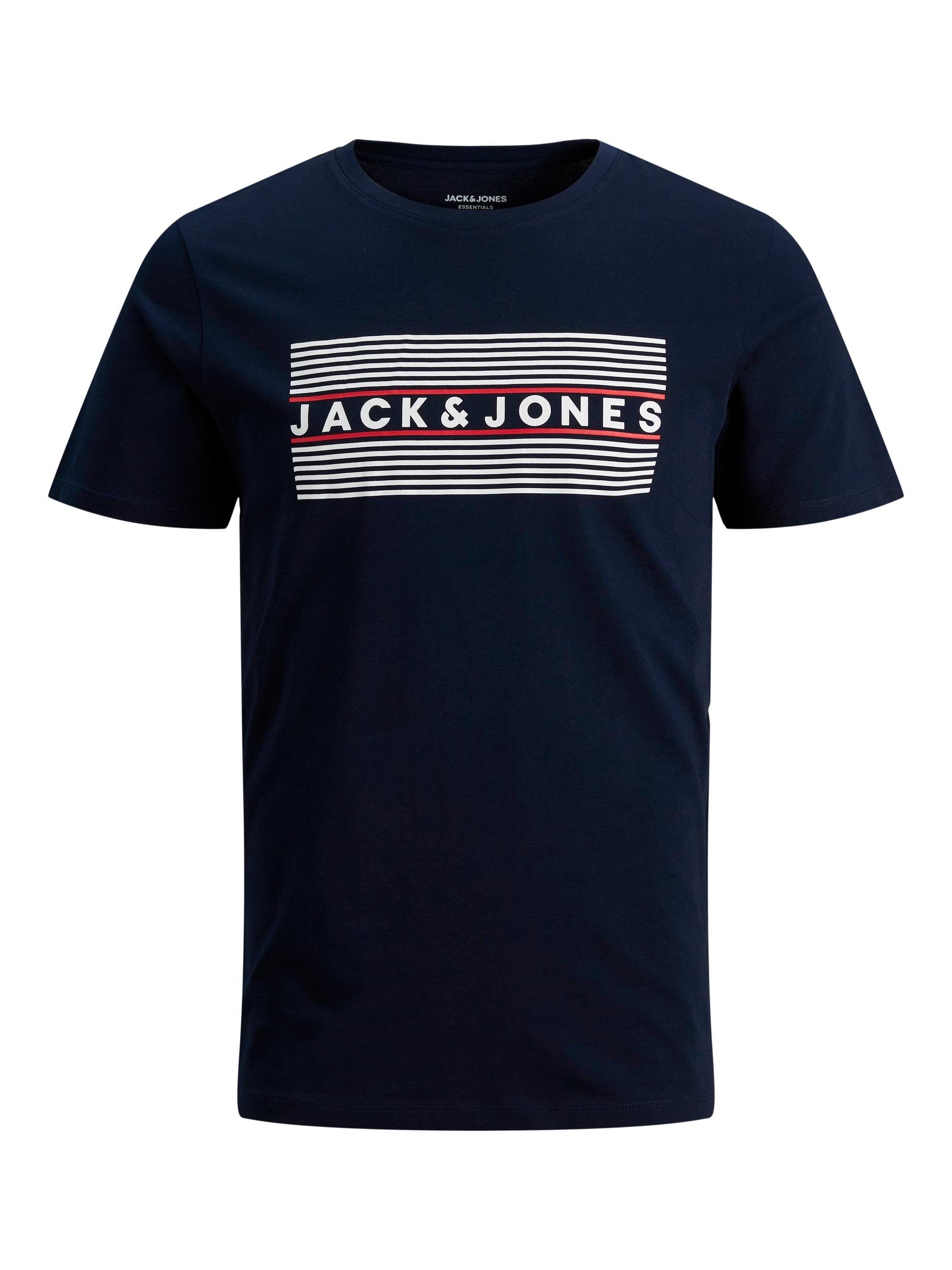 O-NECK Junior Jones JJECORP navy LOGO JNR & T-Shirt TEE Jack blazer/PLAY2