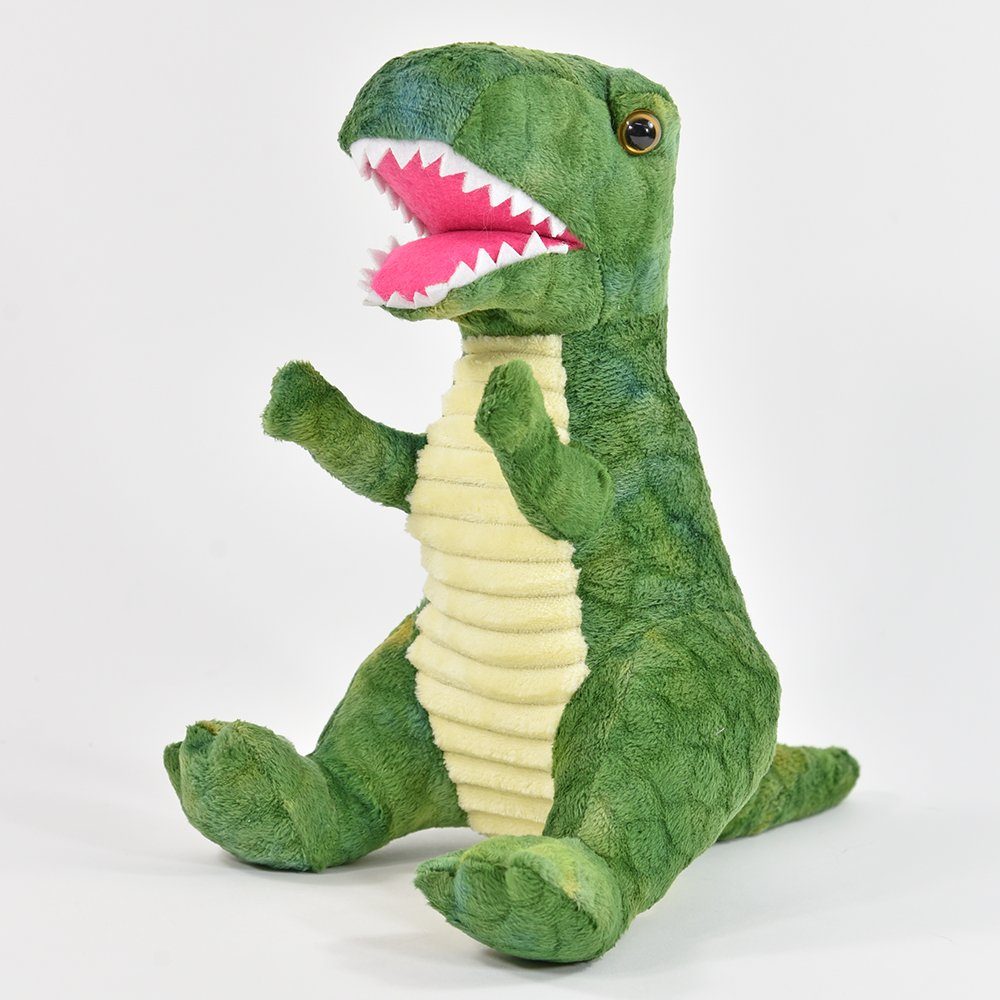 Kögler Kuscheltier Plüsch Dino Dinosaurier T-Rex Plüschtier Kuscheltier grün 25 cm