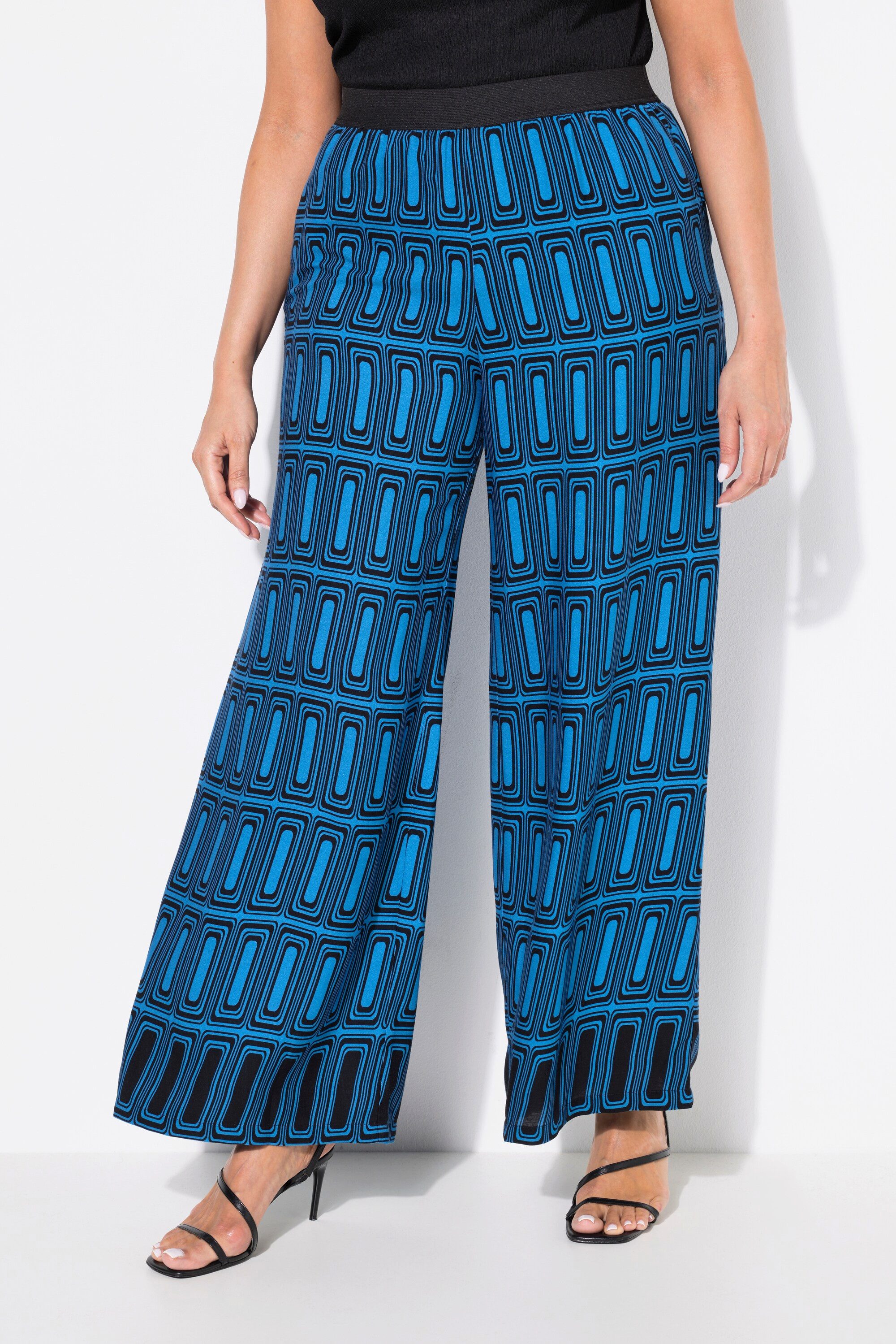 Ulla Popken Schlupfhose Hose grafischer Druck günstig online kaufen