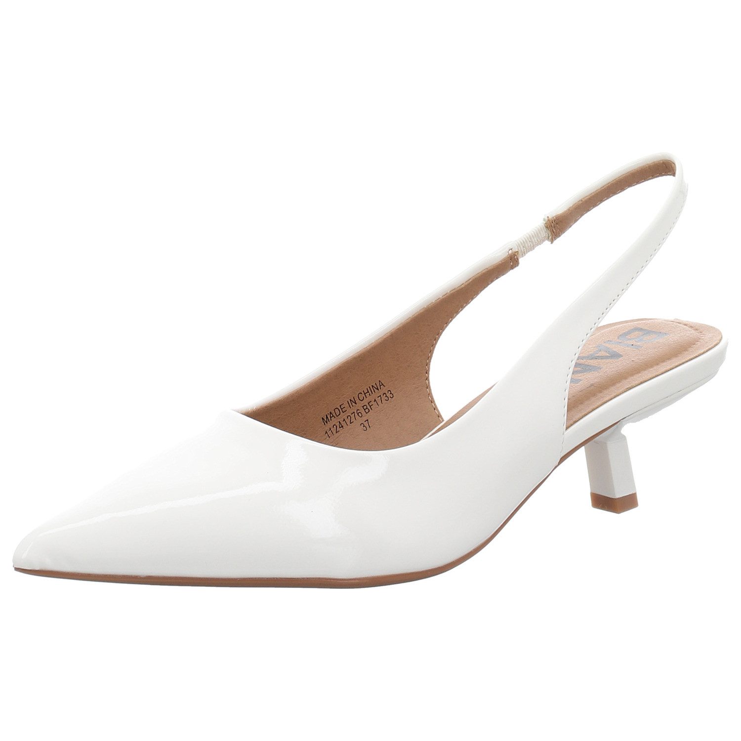 Bianco Biakristin Kitten He Slingpumps