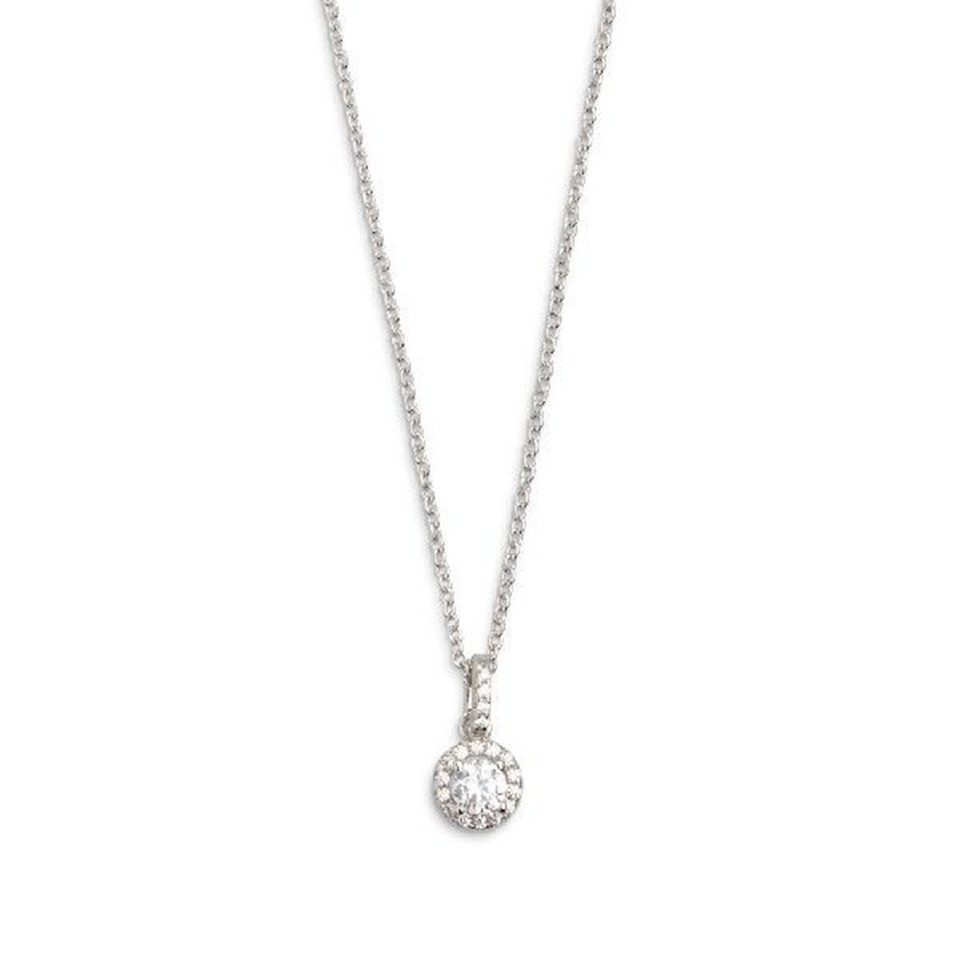 XENOX Kette mit Anhänger XENOX Kette Damen "Silver Circle K" silberfarben XS7361