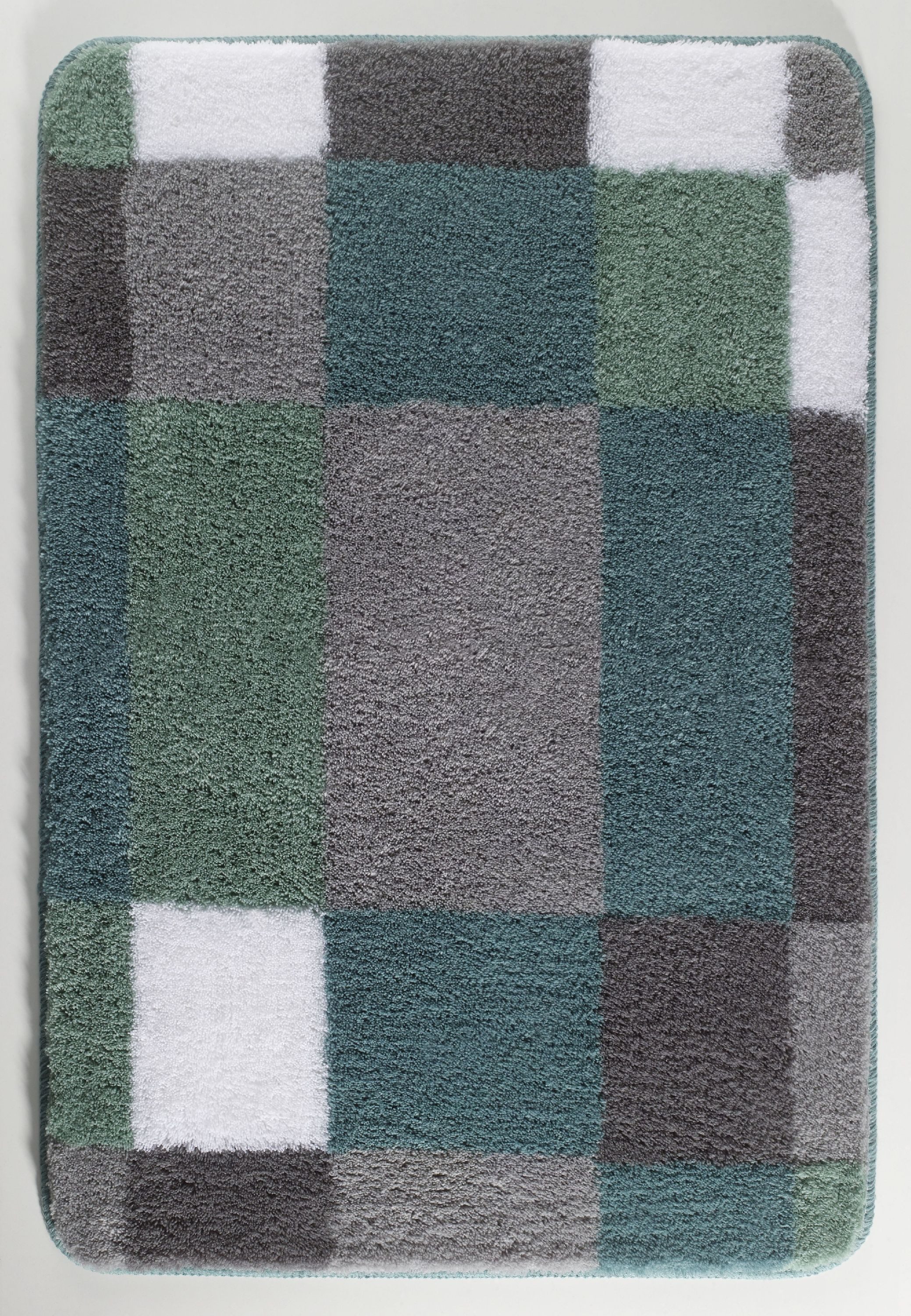 Kleine Wolke Badematte Kleine Wolke Badteppich EDGE LBH 150x80x2 cm blau Badematte