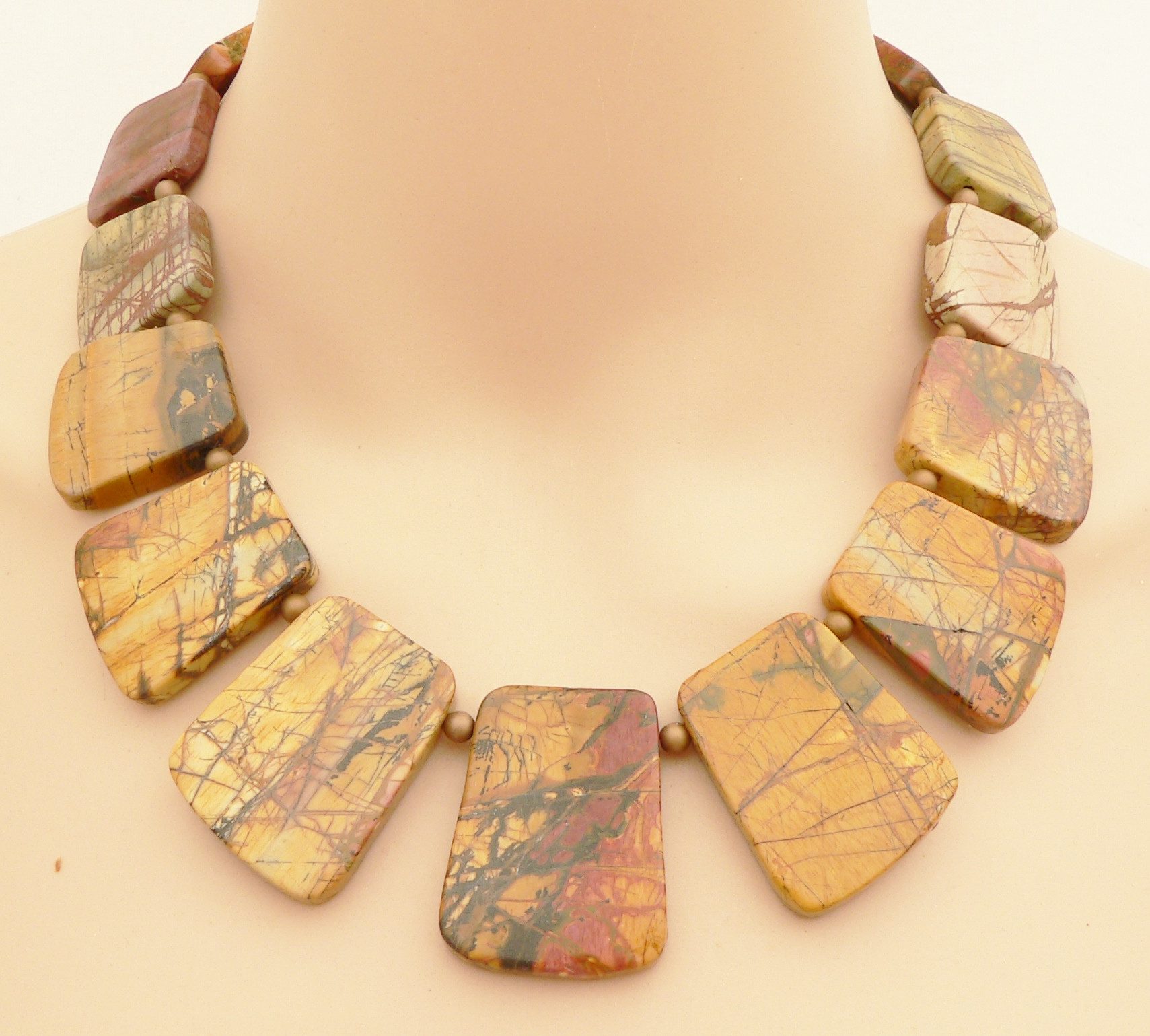 traumschmuck Statementkette 197a Statement Halskette Edelstein günstig online kaufen