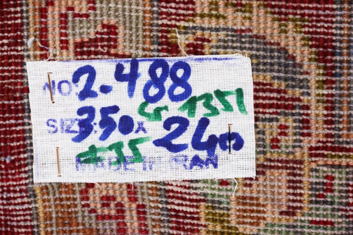 Orientteppich 239x349 Orientteppich mm Handgeknüpfter Nain Perserteppich, Trading, 12 Mashhad Khorasan rechteckig, Höhe: /