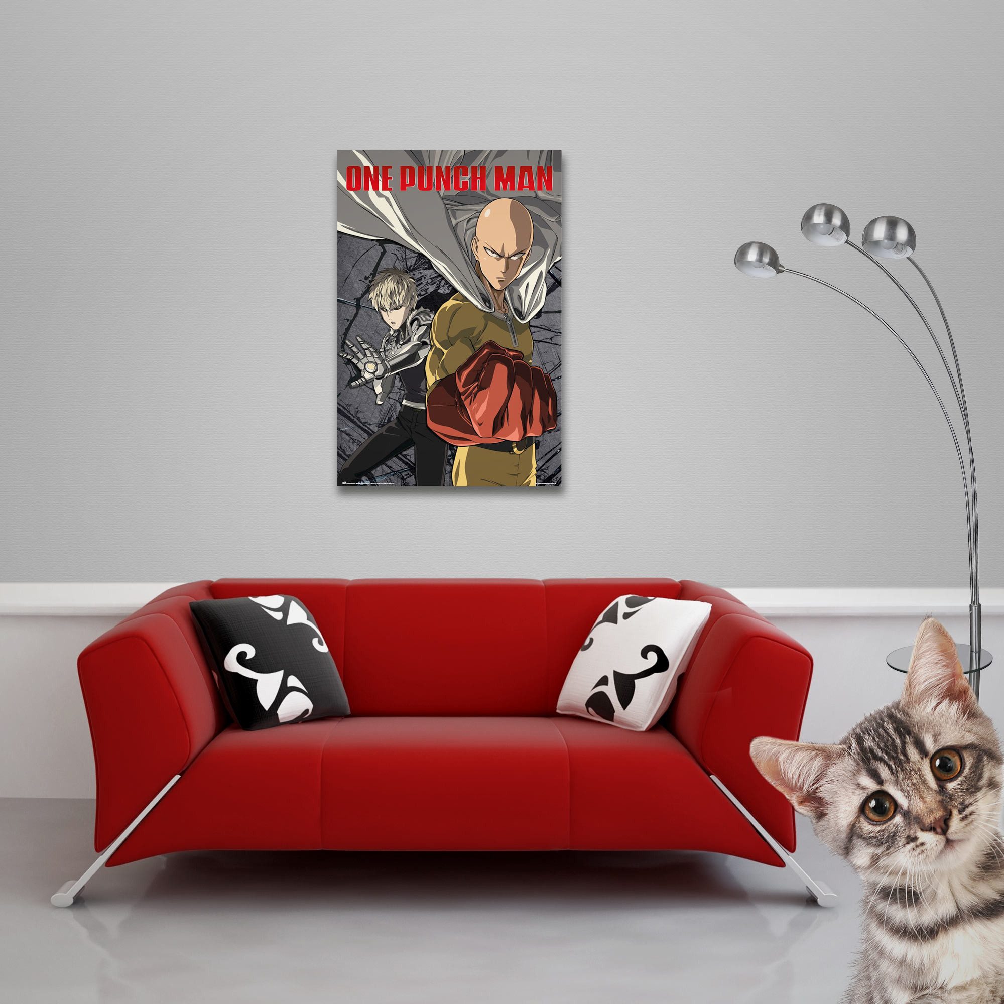 Poster One Punch Man - Poster - Saitama & Genos