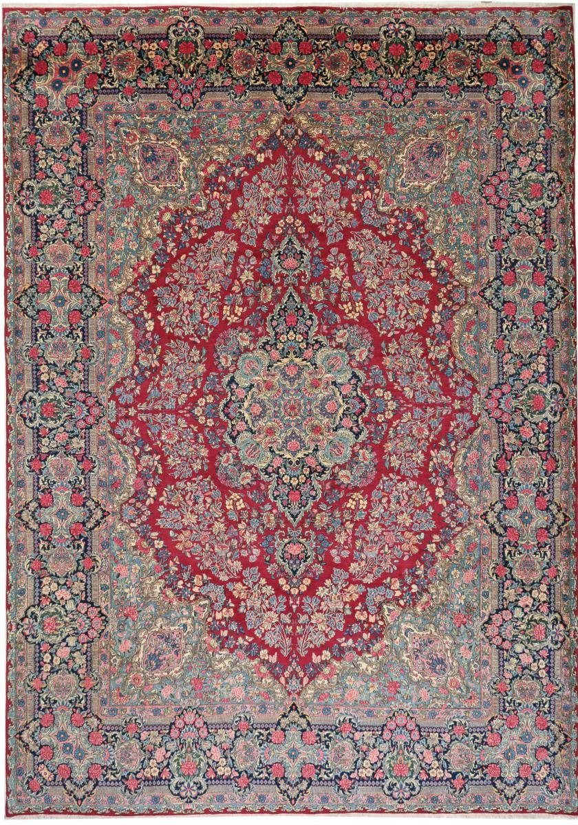 Orientteppich Kerman Antik / rechteckig, Nain 8 307x435 mm Trading, Höhe: Orientteppich Handgeknüpfter Perserteppich