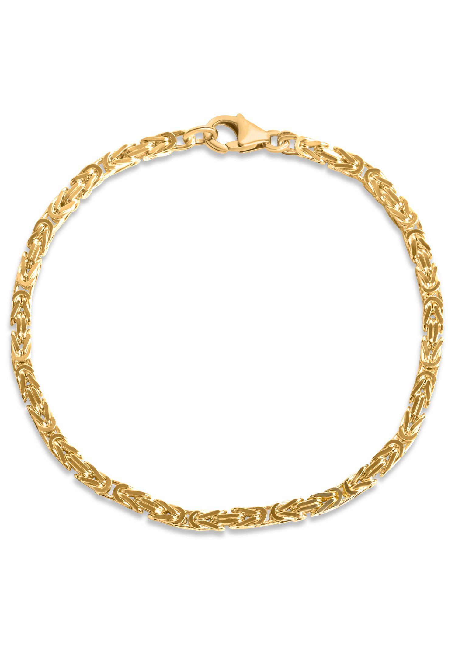 Firetti Königsarmband Schmuck Geschenk Gold 333 Armschmuck Armkette Goldarmband Königskette, zu Kleid, Shirt, Jeans, Sneaker! Anlass Geburtstag Weihnachten