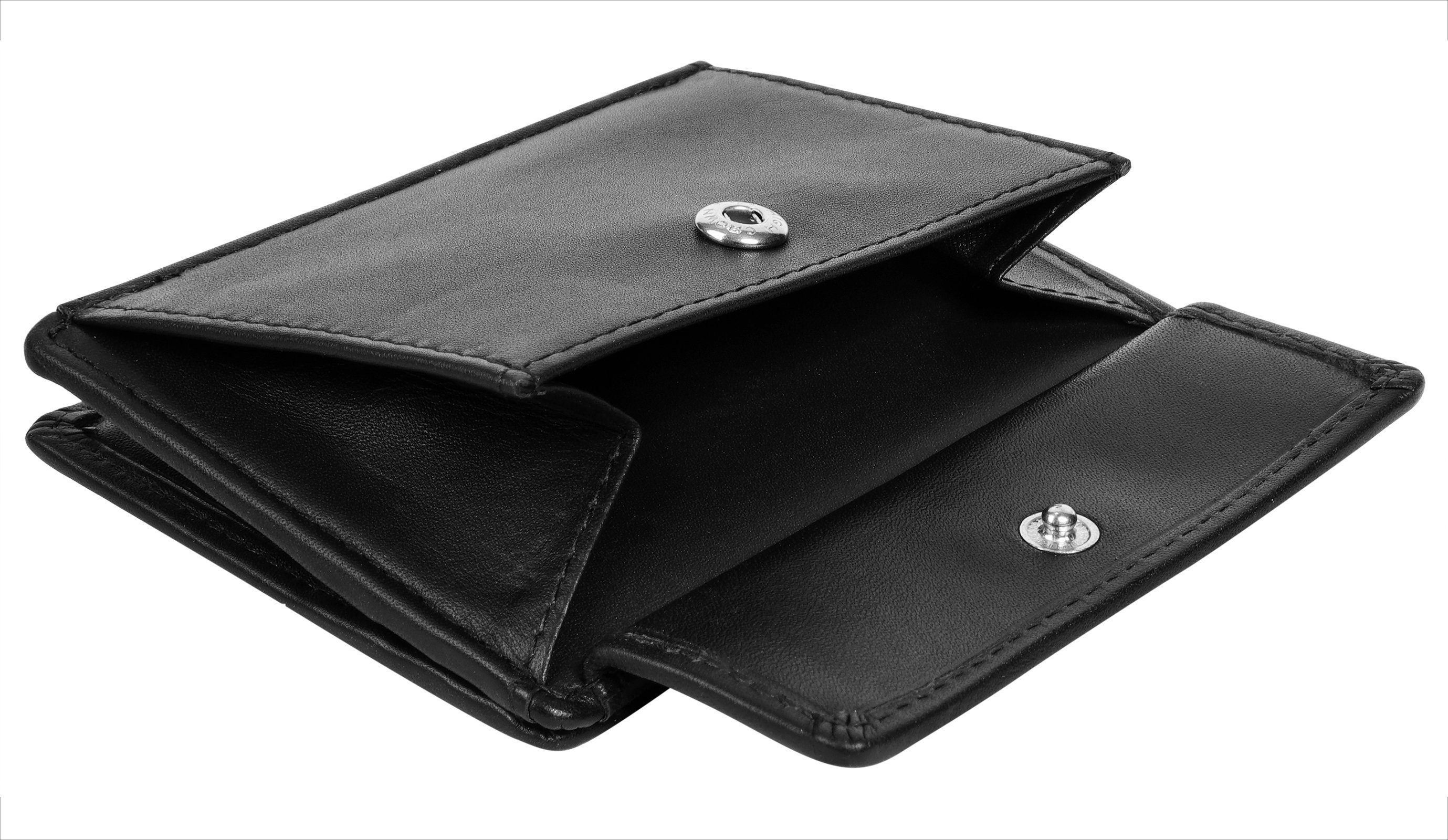 bugatti Geldbörse SUPER SLIM RFID, echt Leder