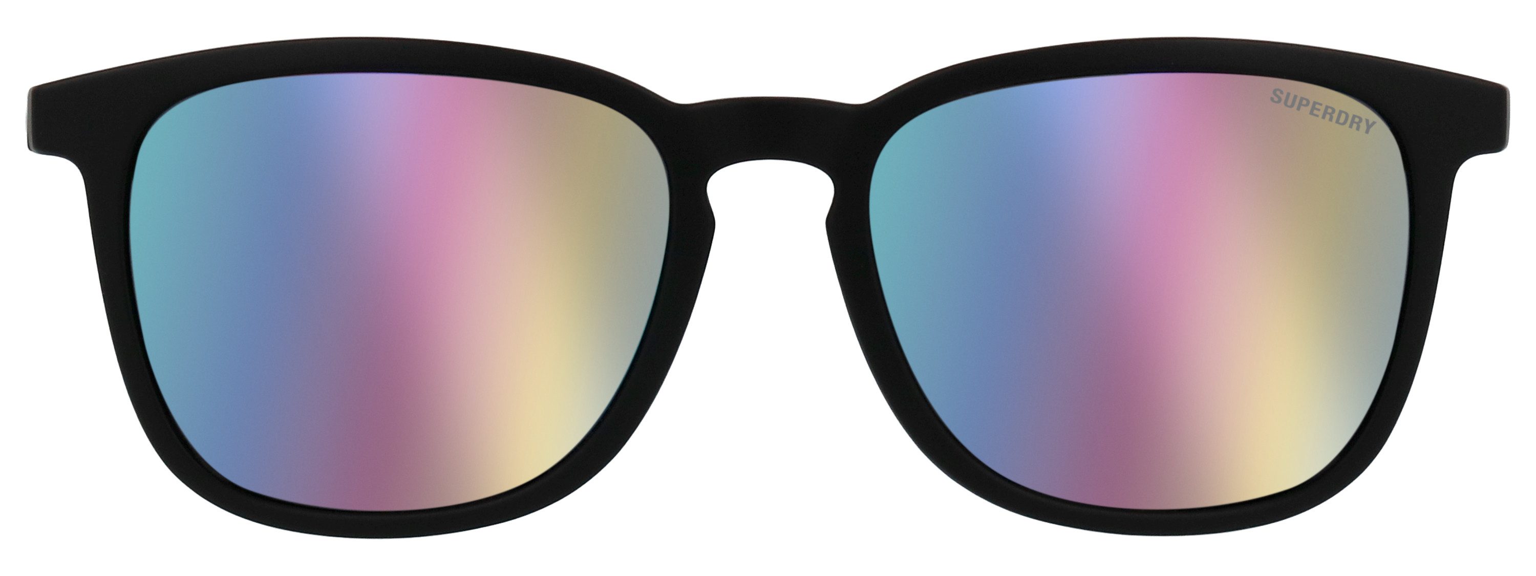 Superdry Sonnenbrille Modell 996087 Vollrand, verspiegelte Gläser, Markenlogo am Bügel