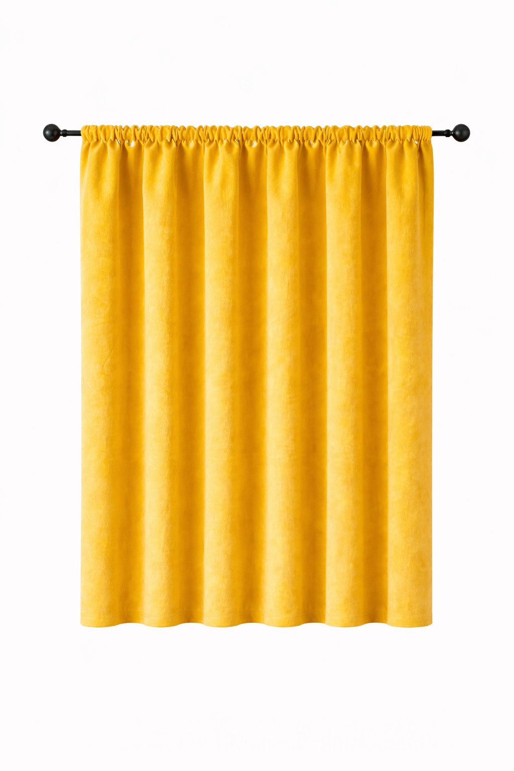 Stoffschmiede Gardine, Velour, Verdunkler, Kräuselband, verdunkelnd