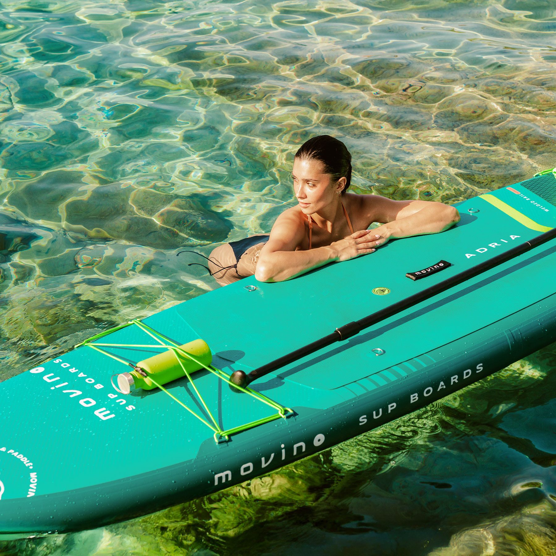 Movino SUP-Board MOVINO ADRIA 2in1 Set verschweißte Kanten Tragkraft 165kg, Allround
