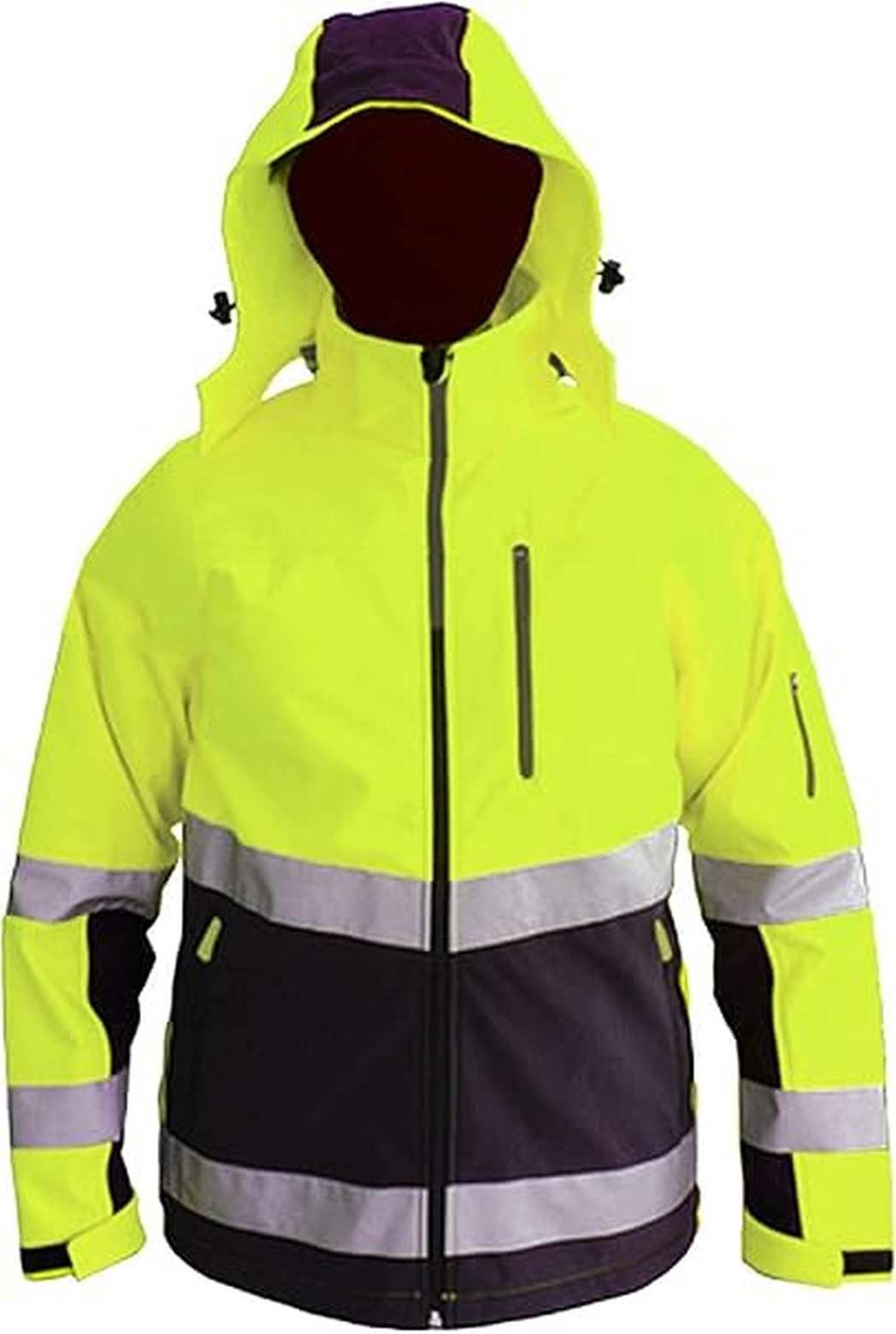 Consorte Arbeitsjacke Funktionale Winter Jacke wasserdicht 3.000 reflektierende Gelb