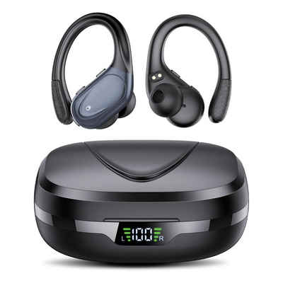 REDOM Wireless Kopfhörer Headset Ohrhörer Earbuds Bluetooth HiFi Stereo Bluetooth-Kopfhörer (Lärmreduzierung, Bluetooth 5.3, Touch, Wasserdicht, Ladeetui mit LED Anzeige, Kabellos, Geräuschisolierung)