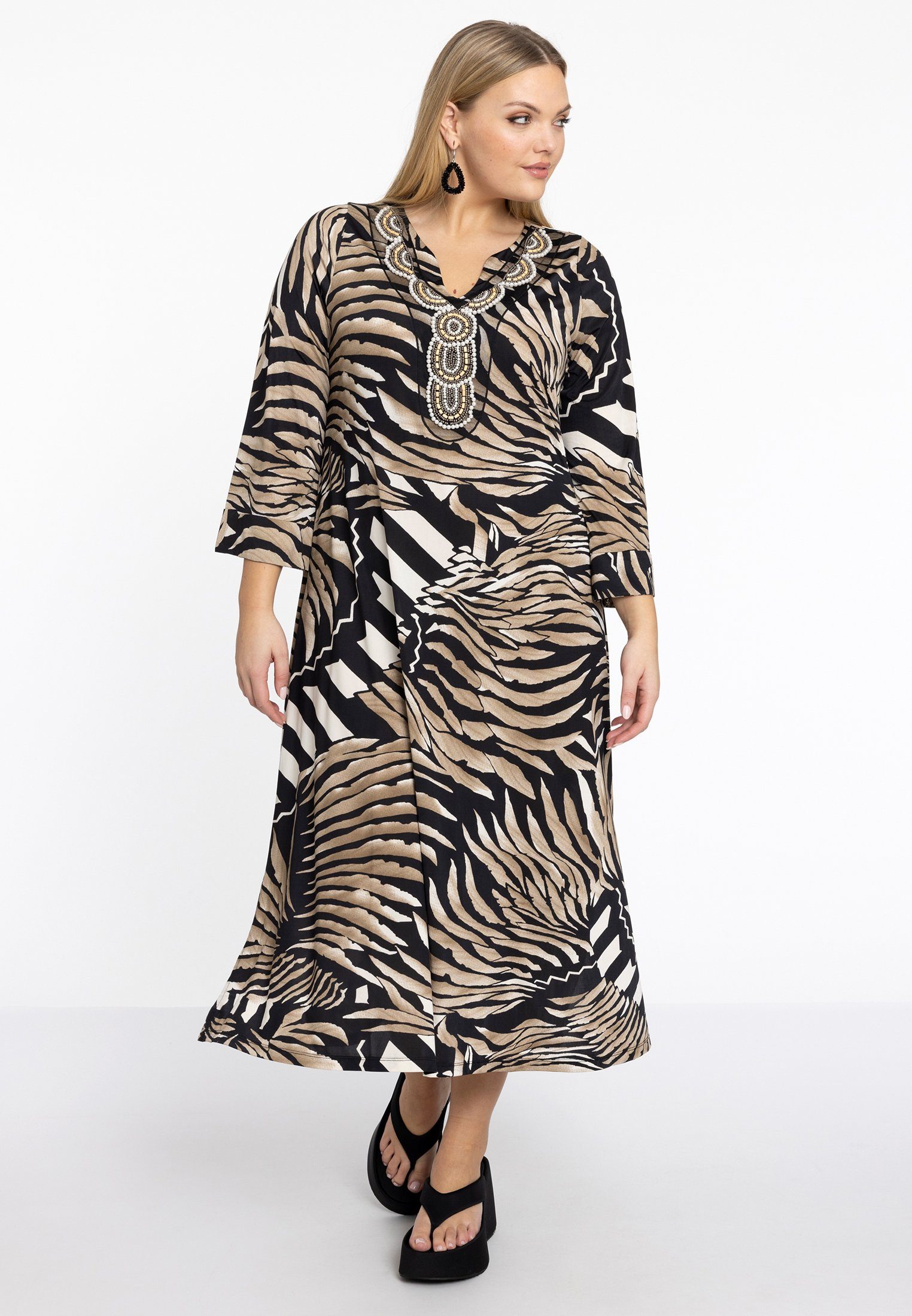 YOEK A-Linien-Kleid Damen Kleid Große Größen günstig online kaufen