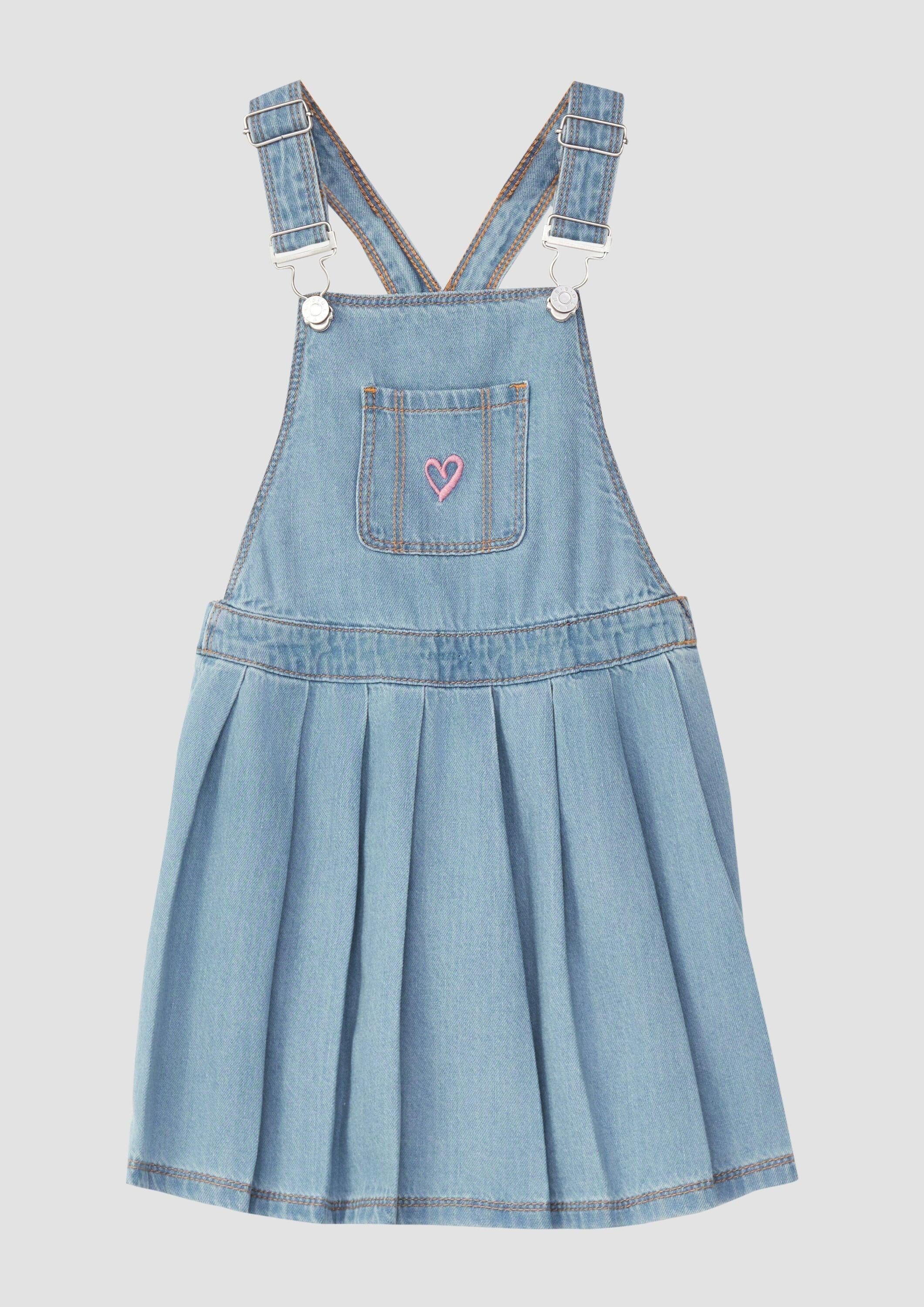 s.Oliver Minirock Latzrock Latzrock mit Stickerei