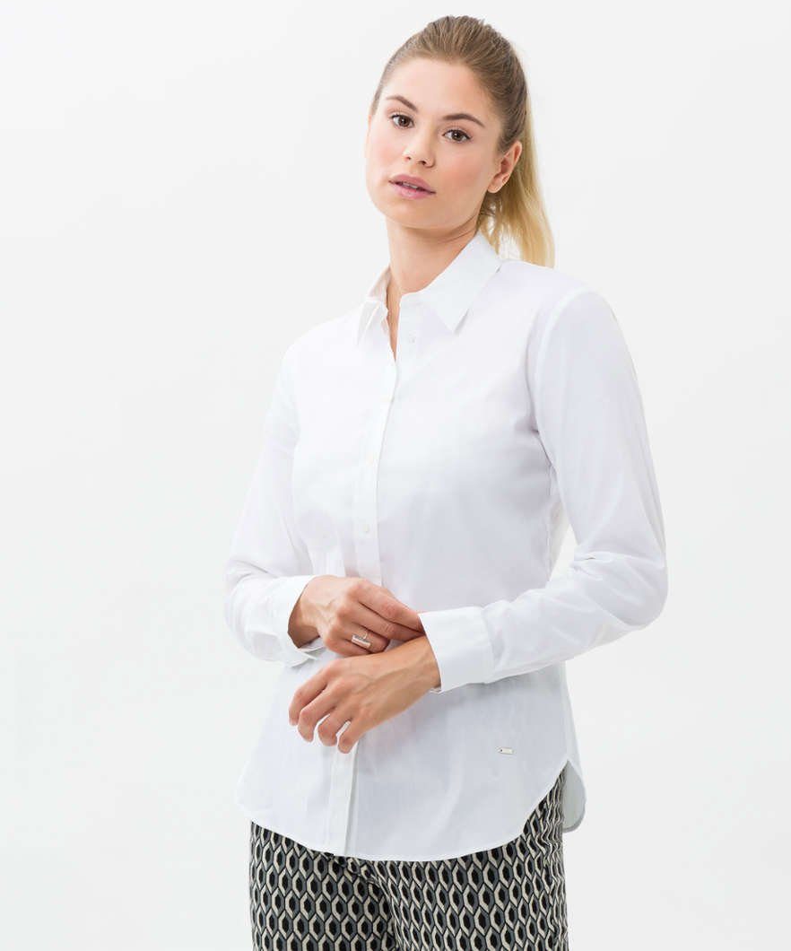Brax Klassische Bluse Style VICTORIA, Klassische Hemdbluse mit wertigen  Stylingelemtenten