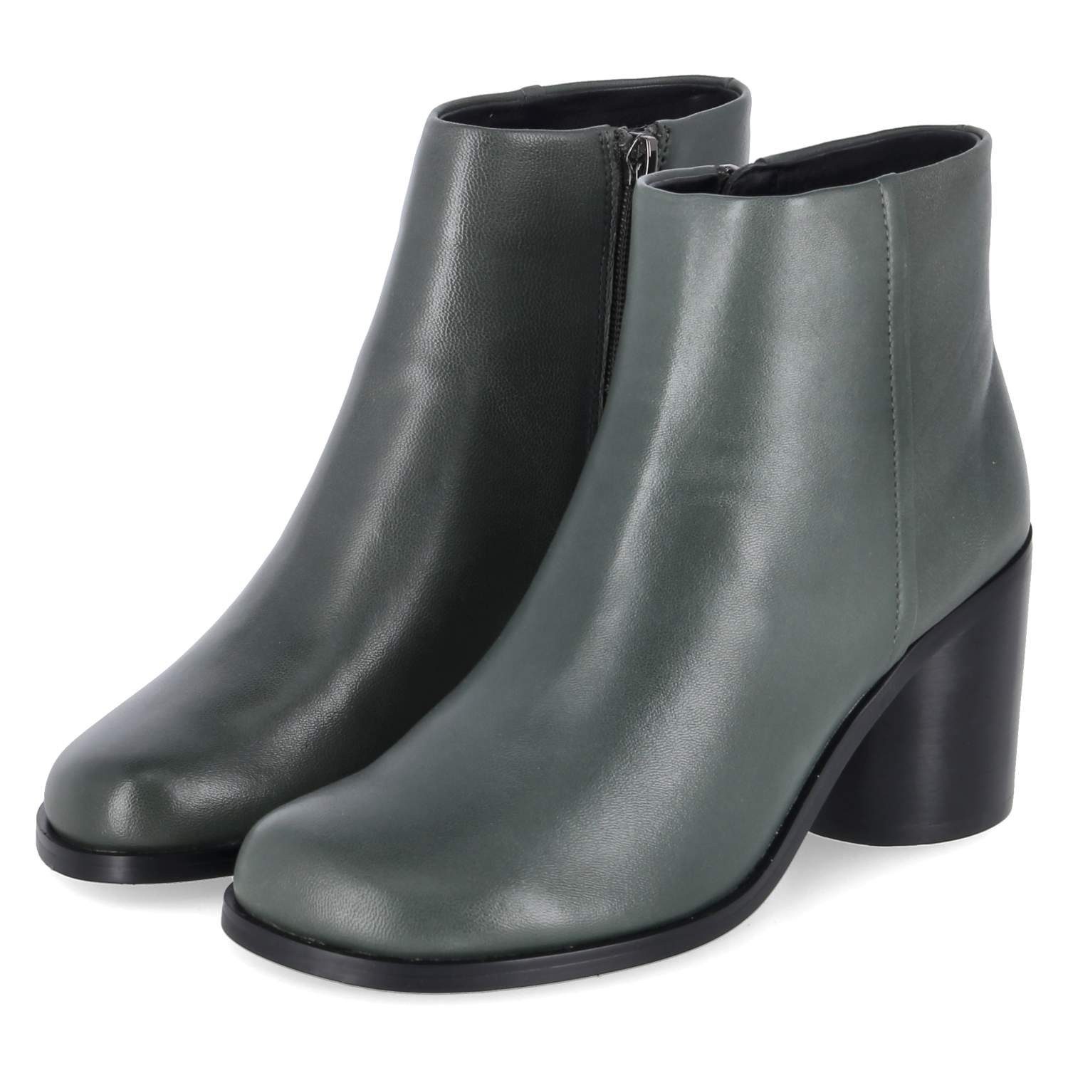 Bruno Premi Bruno Premi BO4502 Piombo Damen Glattleder green Schlupfstiefel