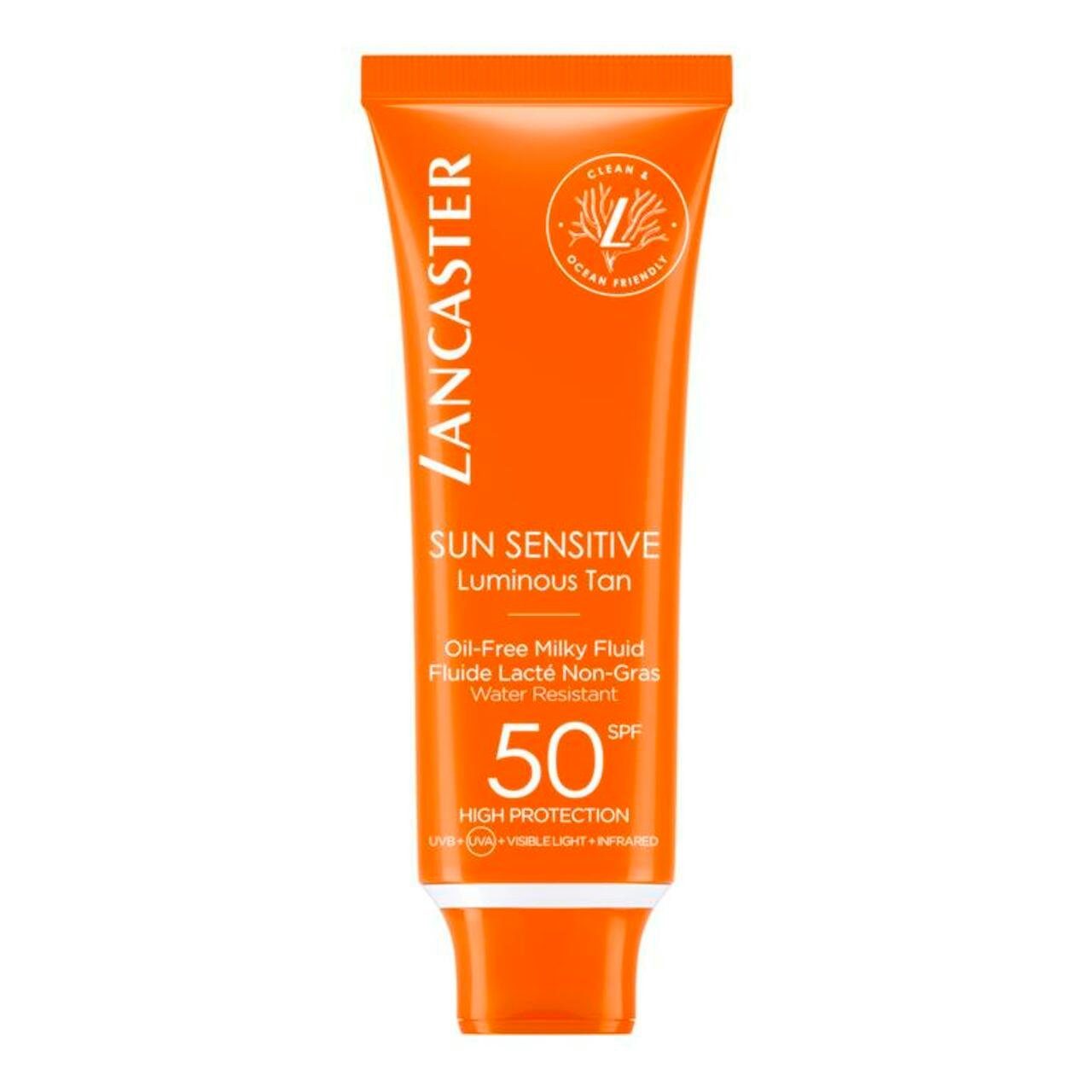 Sonnenschutzfluid Sun Sensitive Luminous Tan Oil-Free Milky Fluid SPF 50