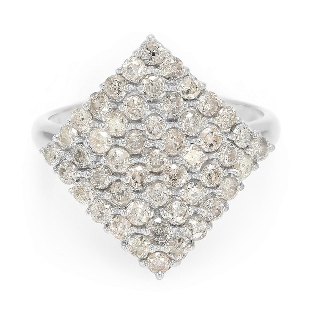 Cavill Diamantring Cavill Ring 1,55 ct Brillant Silber platinplattiert modern rhombus (1-tlg)