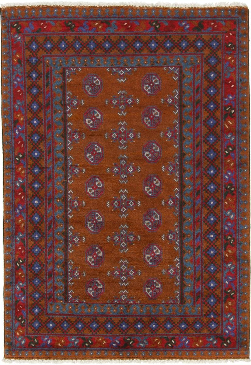 Orientteppich Afghan Akhche Limited 130x187 Handgeknüpfter Orientteppich, Nain Trading, rechteckig, Höhe: 6 mm