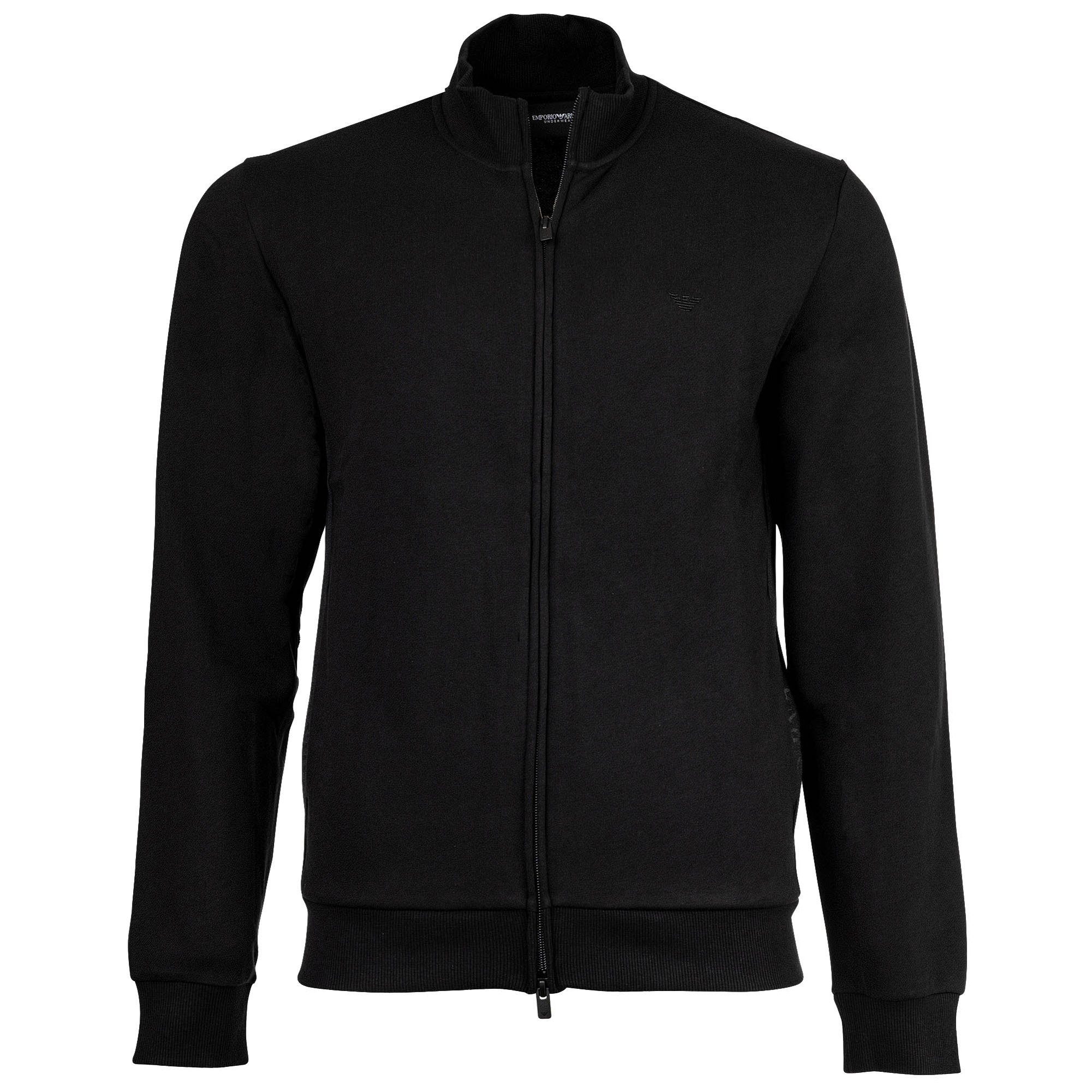 Emporio Armani Sweatshirt Herren Sweatjacke Baumwolle Basic Terry günstig online kaufen