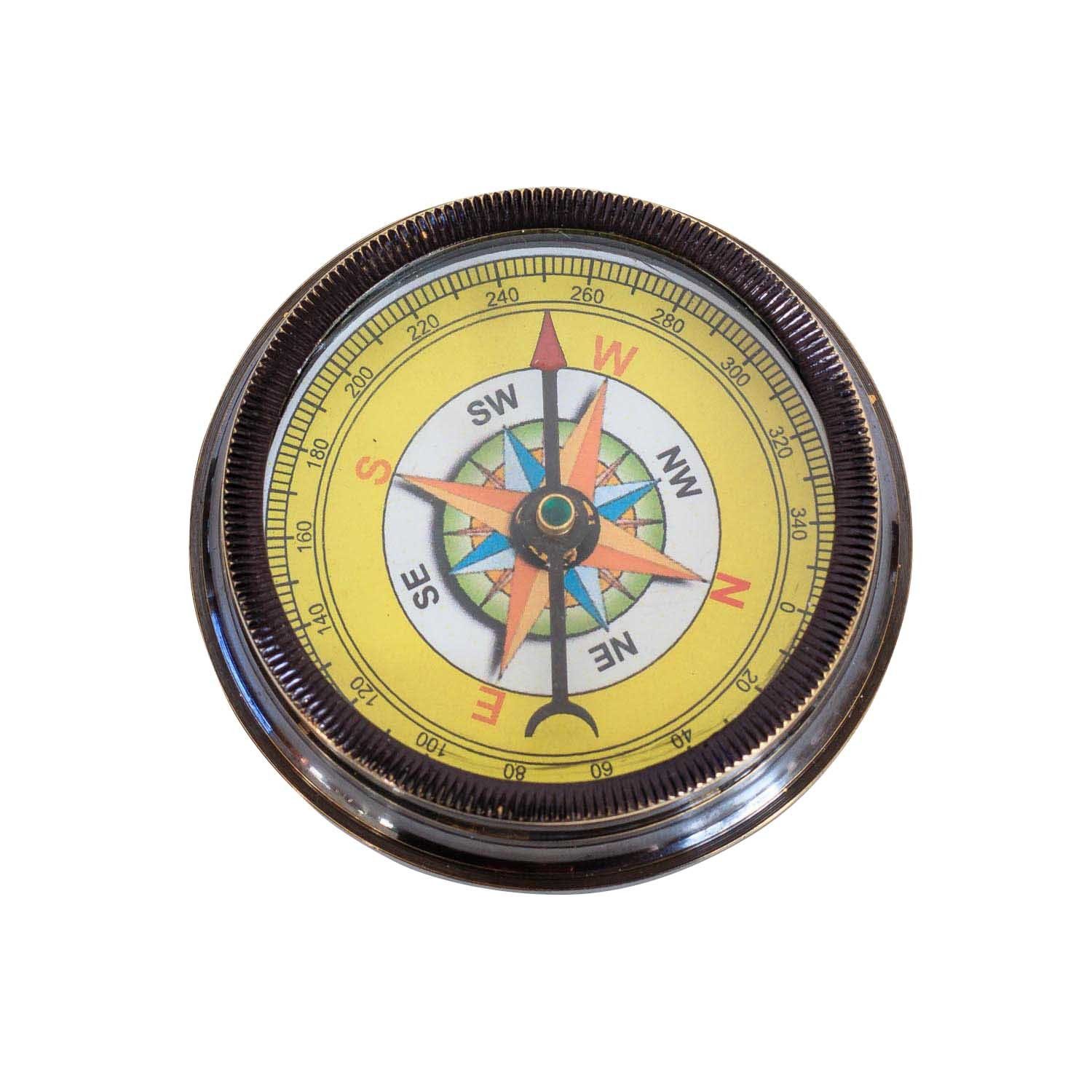 Kompass Schiff Kompass Maritim Aubaho Navigation Dekoration Antik-Stil Messing