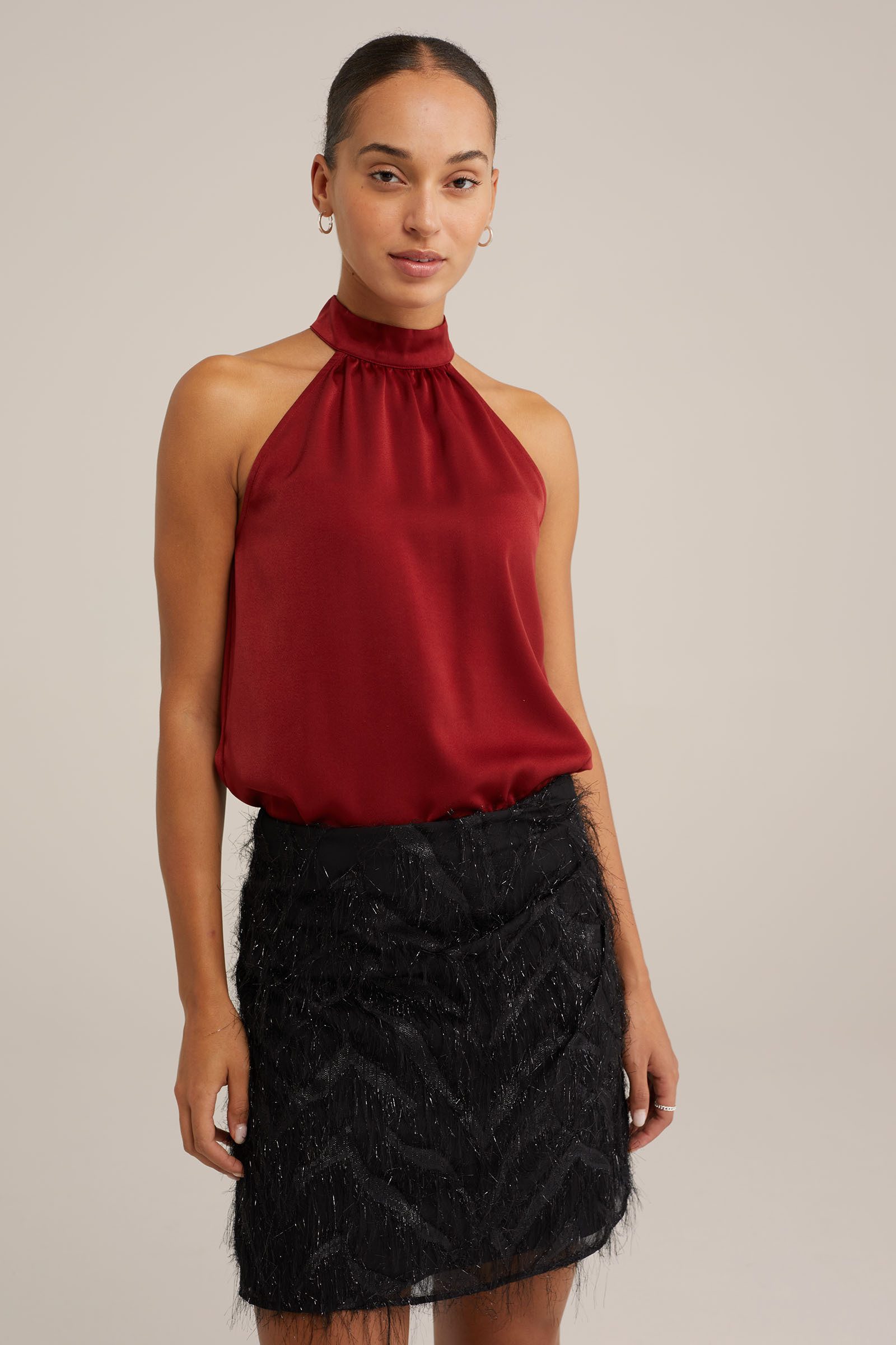 WE Fashion Kurzarmbluse günstig online kaufen