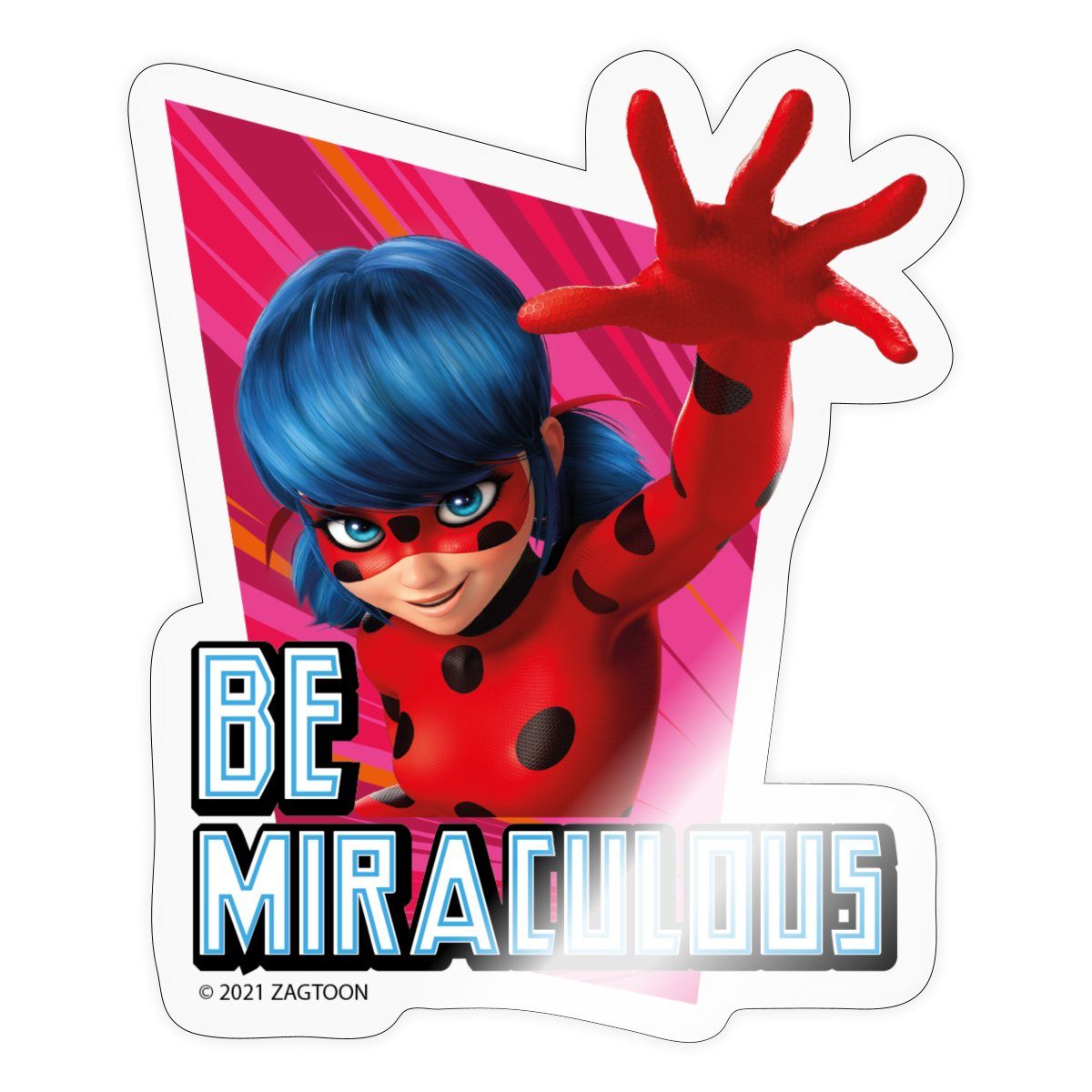 Spreadshirt Aufkleber Miraculous Ladybug Be Miraculous Sticker Aufkleber