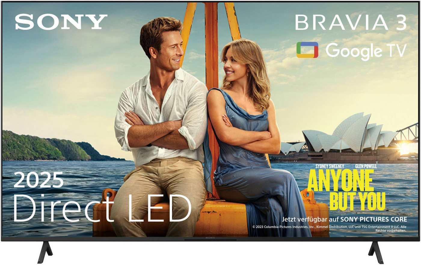 Sony K-43S3 DLED-Fernseher (108 cm/43 Zoll, 4K Ultra HD, Google TV, Smart-TV) schwarz ! RABATT: 17.84% Sony K-43S3 DLED-Fernseher (108 cm/43 Zoll, 4K Ultra HD, Google TV, Smart-TV) schwarz ! RABATT: 17.84%