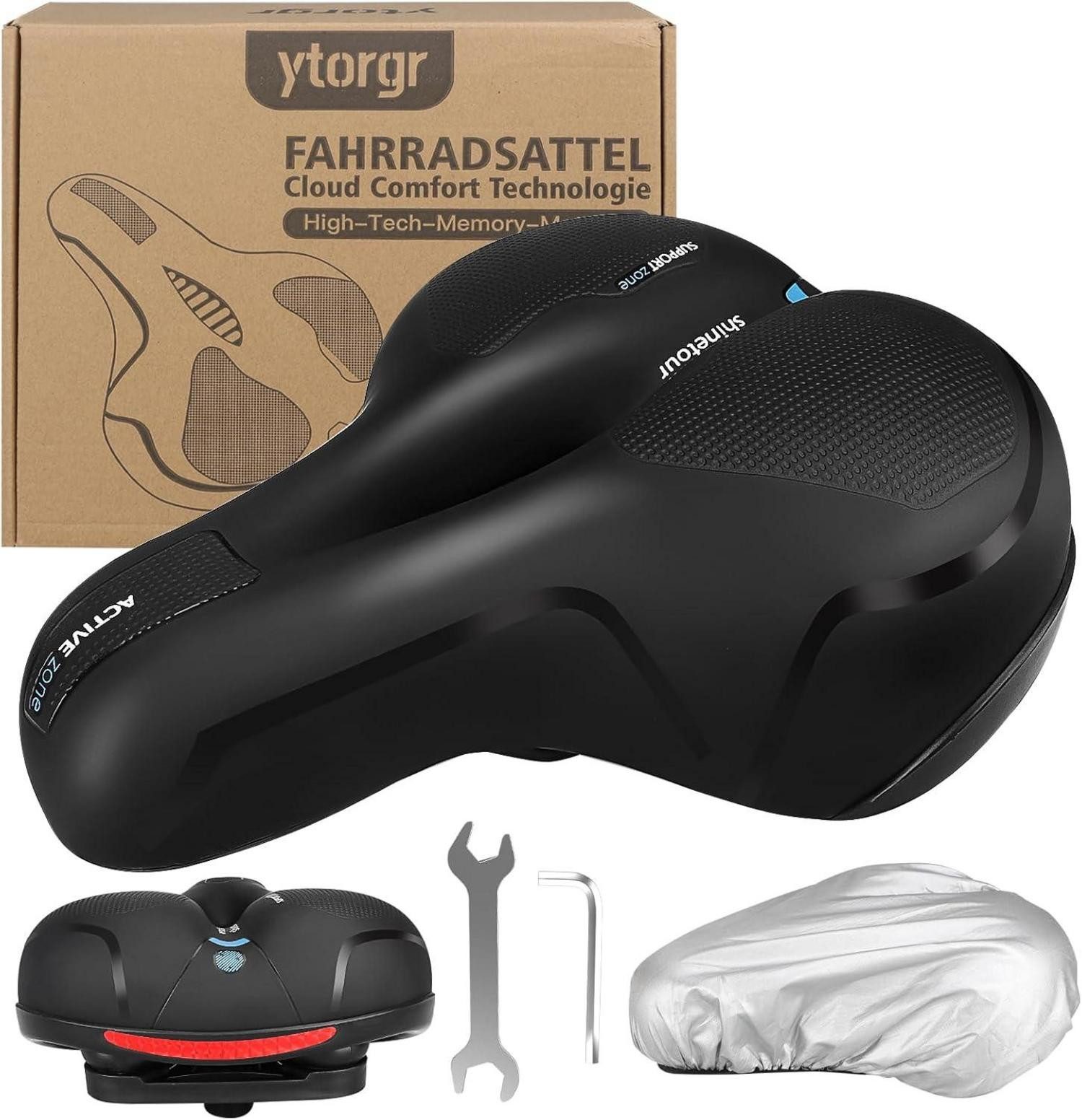 Fahrradständer Fahrradsattel Memory Foam Stoßdämpfend Atmungsaktiv Weich