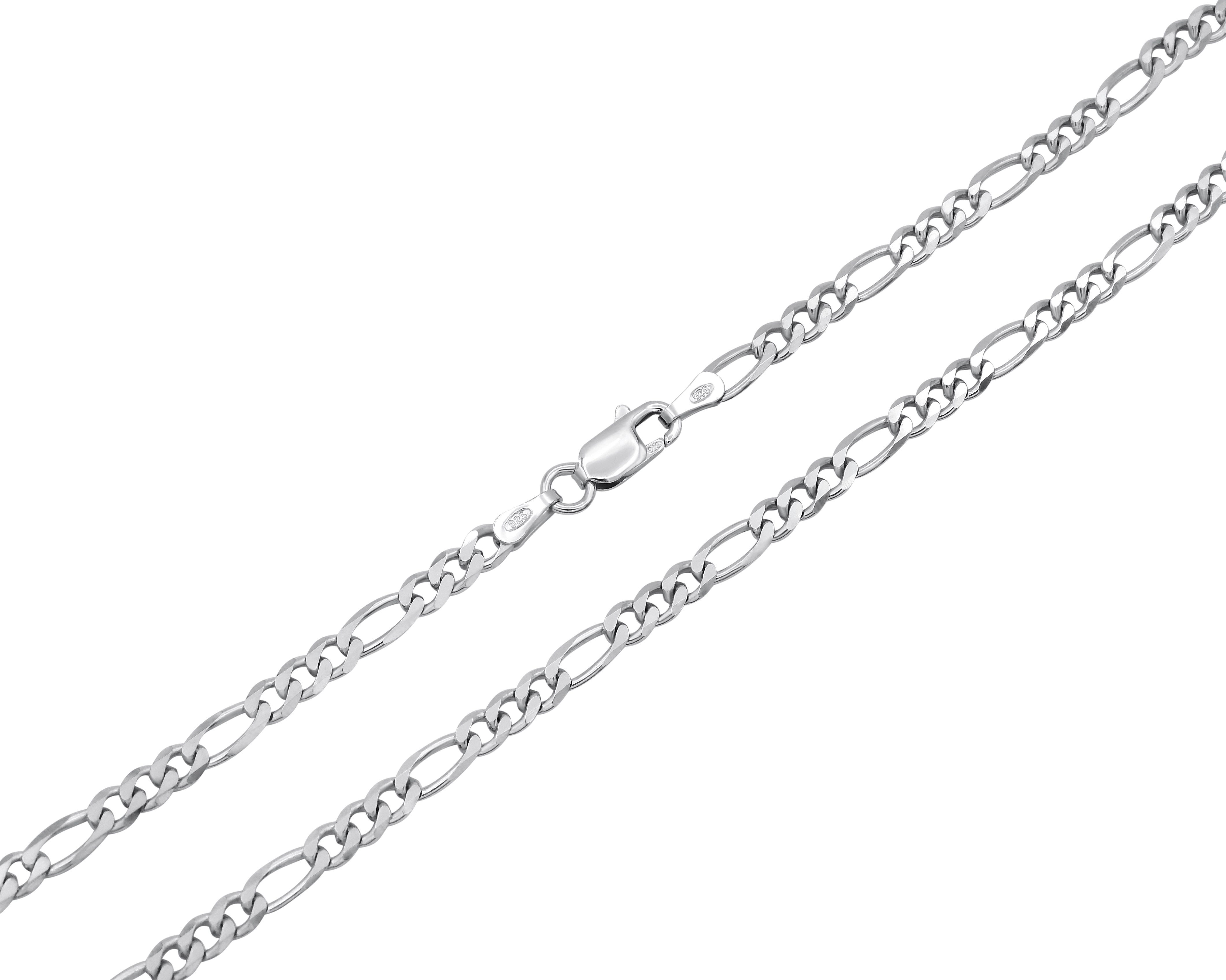 Kauf-mich-weg by Bella T Silberkette Figarokette 925 Sterling Silber rhodin günstig online kaufen